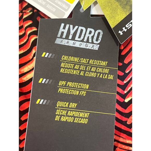 Under Armour Hydro UA HeatGear Shorts Women's Size XL Fitted Swim 2" inseam NEW - Picture 5 of 11